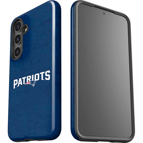 NFL New England Patriots Distressed Galaxy S25 Impact Case